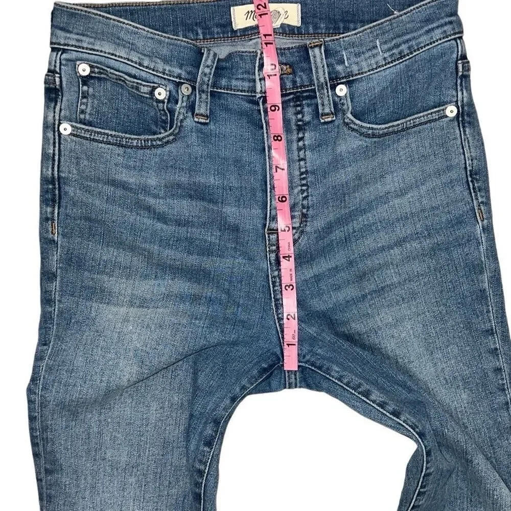 Madewell Cali Demi-Boot Jeans in Shoreham Wash Cropped Mid-Rise Womens size 26 - Picture 7 of 10